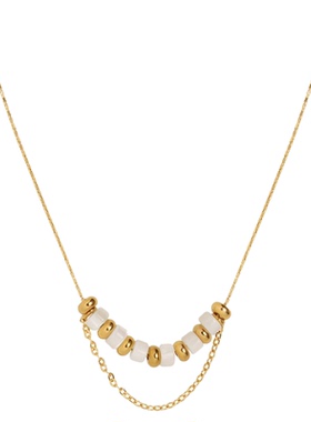 轻奢款节节高天然马蹄螺INS风冷