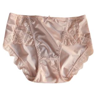 繁华锦新款内裤女士蕾丝性感抗菌无痕透气凉感冰丝紫杉醇短裤纯棉