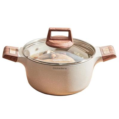 麦饭石炖锅汤锅电磁炉燃气灶通用