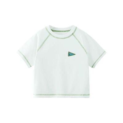 运动速干衣凉感慢跑T齐齐熊男童