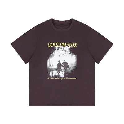GOOZIMADE莱赛尔凉感短袖T恤男