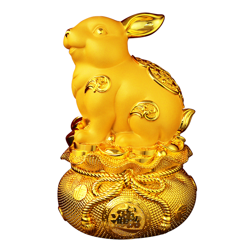 临都双喜存钱罐高档摆件