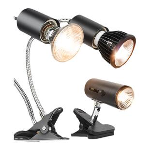 宠物灯箱吊灯鱼缸灯支架夹子灯罩太阳灯UVB加热乌龟晒背爬宠灯架