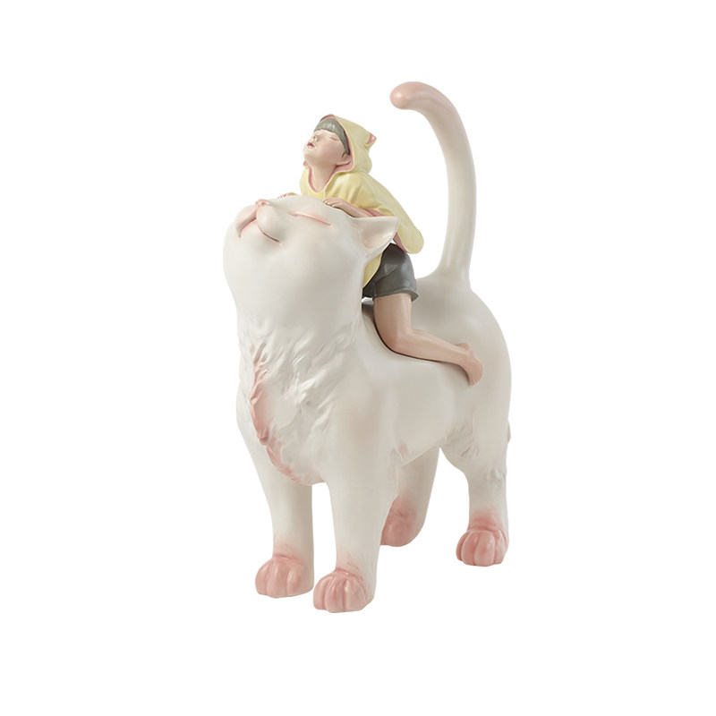 猫将军装饰品艺术摆件生日礼物
