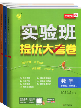 实验班提优大考卷七八九年级
