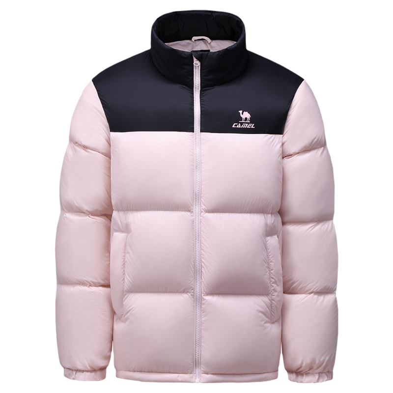 羽绒服运动连帽骆驼女火热科技