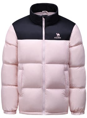 羽绒服运动连帽骆驼女火热科技
