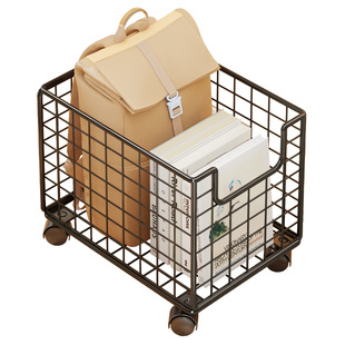 书包移动置物架学习桌书本收纳架子工位放包神器办公室文件储物架