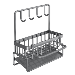 厨房抹布沥水架麻布置物架水槽边极窄水龙头水池洗碗海绵收纳神器