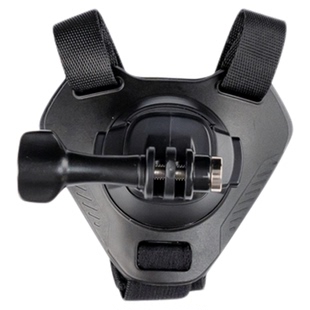 运动相机头盔快拆下巴支架适用dji大疆gopro摩托车骑行第一视角拍摄配件Action5全盔下巴带Ace pro2固定支架