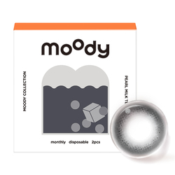 moody美瞳月抛精选系列隐形眼镜2片