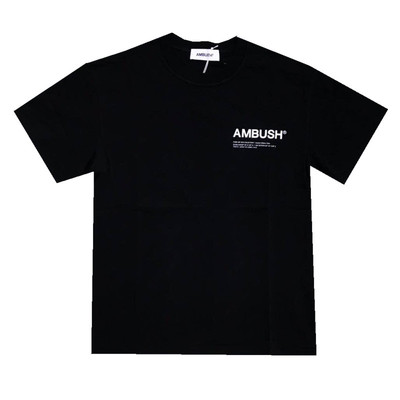 原创出品 AMBUSH 小LOGO 短袖INS网红同款ins简约百搭情侣T恤男女