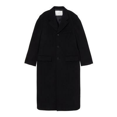中性单排扣羊毛大衣Dunst