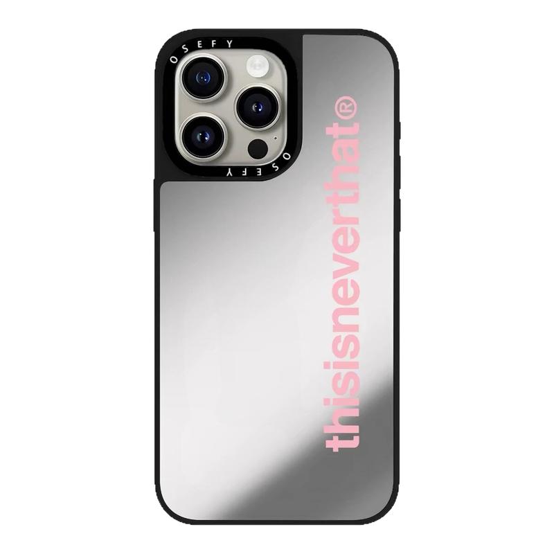 CASETiFiY郑成灿同款粉色个性英文适用苹果iPhone16pro/17ProMax/15/18手机壳时尚14镜面13磁吸华强北平替女