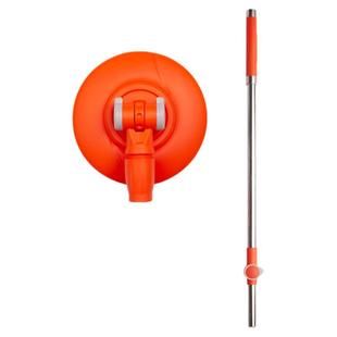 大卫拓朴旋转拖把杆配件通用加粗替换杆家用墩布拖头把盘地拖布杆