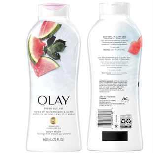 甜到爆汁 美版玉兰油Olay烟酰胺沐浴露西瓜亮白亮肤保湿持久留香
