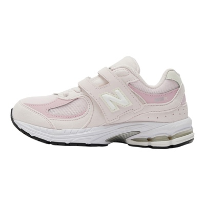 New Balance nb童鞋女4-7岁中童春秋粉色网面拼接运动鞋PV2002KB