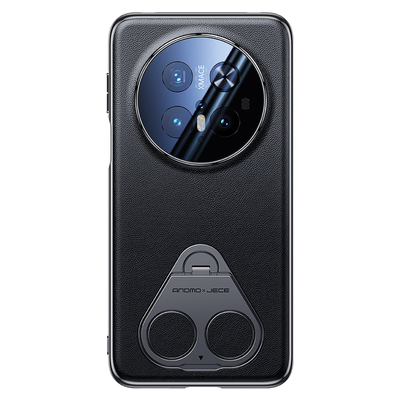 适用mate70pro真皮指环支点壳