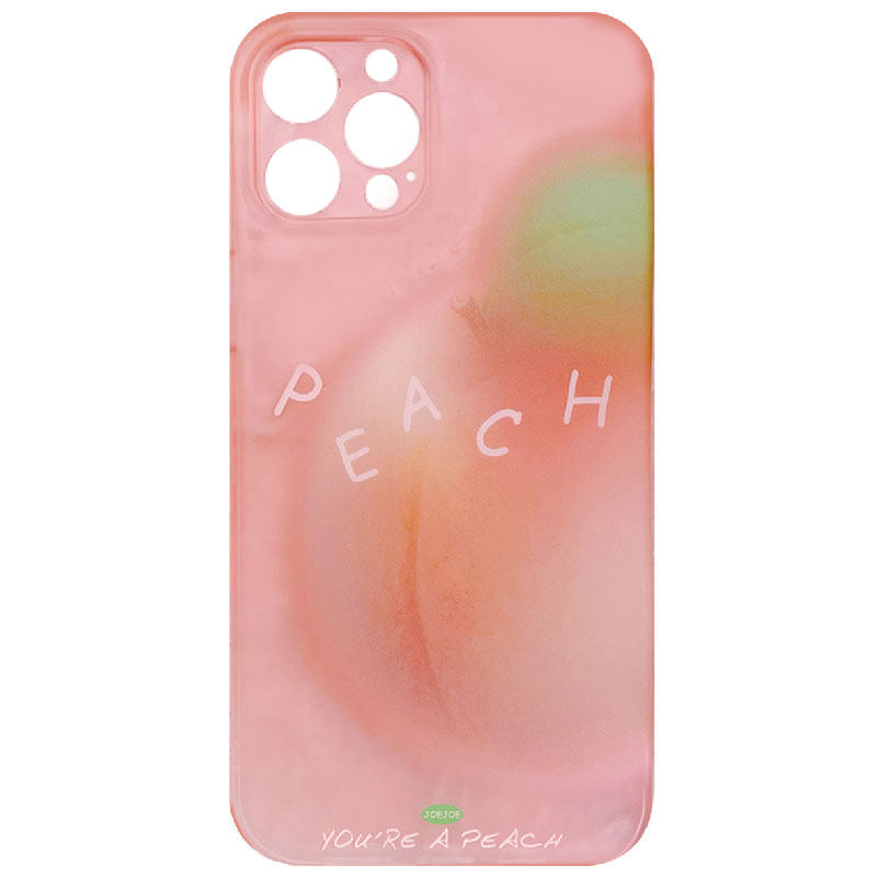 JOEJOE原创蜜桃适用苹果17Pro手机壳iPhone17 pro max个性16Pro小众磨砂面简约粉色创意iPho