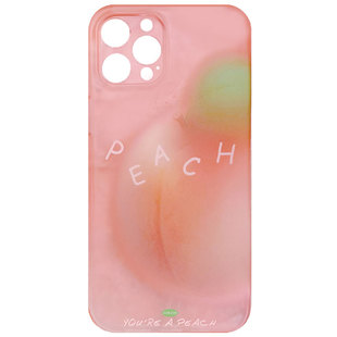 JOEJOE原创蜜桃适用苹果17Pro手机壳iPhone17 pro max个性16Pro小众磨砂面简约粉色创意iPhone15/14/13