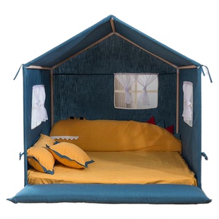 家用帐篷室内儿童宝宝分床神器帐篷游戏屋超大房子女孩梦幻玩具屋