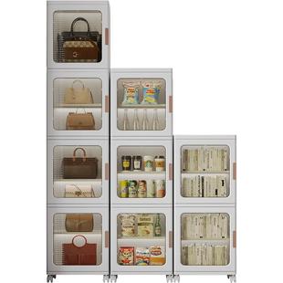 放包包收纳柜神器包架置物架子展示柜落地盒家用卧室客厅包包柜子