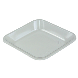 一次性正方形生鲜托盘水果打包盒透明PET塑料生鲜碟子1616 1818