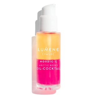 芬兰Lumene优姿婷VC烟酰胺美百保湿提亮抗氧化鸡尾酒精华油30ml