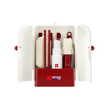 霍格Hoag便携式奶瓶刷硅胶清洗刷新生婴儿专用宝宝奶瓶刷套装