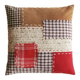 纳茉|红伞伞系列牛仔抱枕方枕蘑菇腰枕客厅沙发靠枕靠垫卧室床头