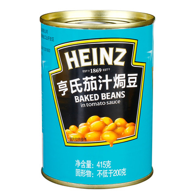 亨氏茄汁焗豆罐头黄豆罐头下饭菜