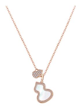 周珍珍2026玄学旺财运葫芦锁骨项链女小众高级感送闺蜜生日礼物