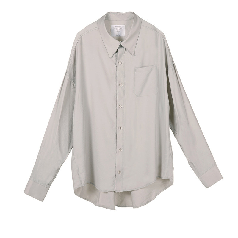 HUHUDANCE现代舞衬衫练功服男女款演出服宽松上衣飘逸长袖舞蹈04
