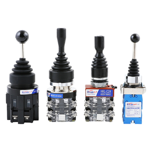 红开十字开关摇杆开关四向操纵杆自复位微动开关摇柄十字主令开关