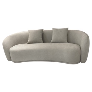 NITORI宜得利家居家具北欧简约现代沙发创意弧形休息区沙发YF1075