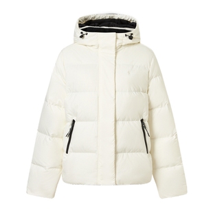 【特惠】POLOWALK女装羽绒服厚款女士羽绒服连帽保暖外套短款