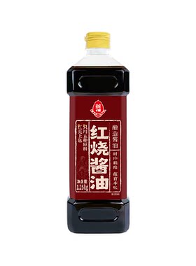 莲花粮食酿造红烧酱油1.25kg