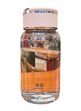 玻璃水杯带茶隔办公室泡茶杯子