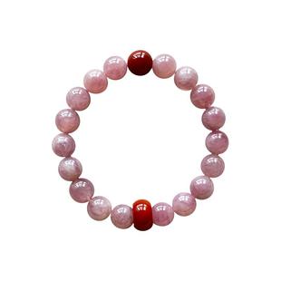 曦光里【大福】幸运/好事到来/圆满 红玛瑙纯天然老矿粉水晶手串