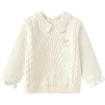 巴拉巴拉毛衫女童绞花针织衫甜美