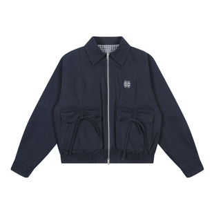 mostwanted 双面穿格纹廓形工装夹克千金风26春季新款