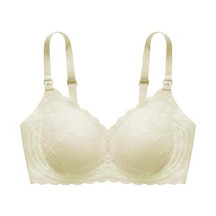 【李佳琦】嫚熙小苍兰蕾丝防溢乳哺乳内衣孕妇文胸