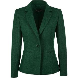 名师路羊羔毛西装外套女新款冬装休闲修身通勤显瘦长袖短外套