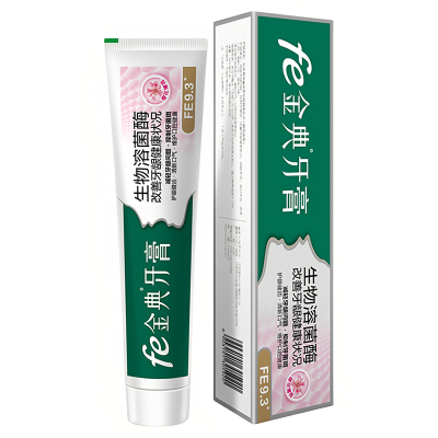 fe金典减轻牙渍牙膏樱花薄荷味
