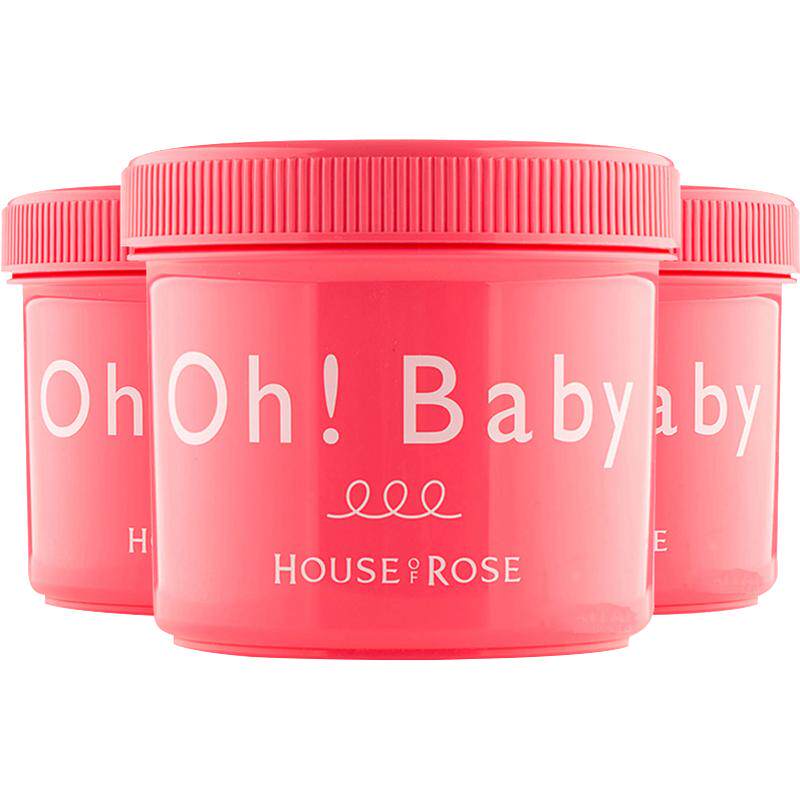 【自营】Oh baby身体磨砂膏570g*3去鸡皮去角质美白全身嫩白