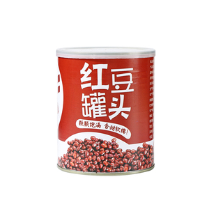（买10送2）红豆罐头900g红豆酱加蜜糖纳豆开罐即食烘焙奶茶原料