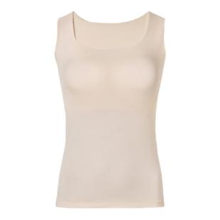 柔性风暴美利奴羊毛背心带胸垫一体式秋冬保暖背心女2025新款内搭