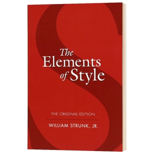 风格的要素 原始版 英文原版 The Elements of Style Dover Language Guides 经典写作指南 英文版进口英语工具书