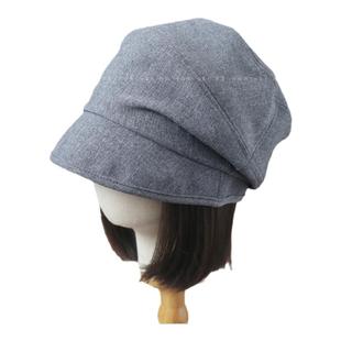 出口日韩~春秋通用大头围显脸小西装料百搭素颜堆堆水桶渔夫帽035