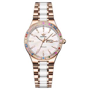 进口机芯瑞士正品名牌女士手表女全自动机械表名表十大送女友礼物